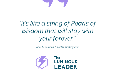 What is it like to do the Luminous Leader group coaching?